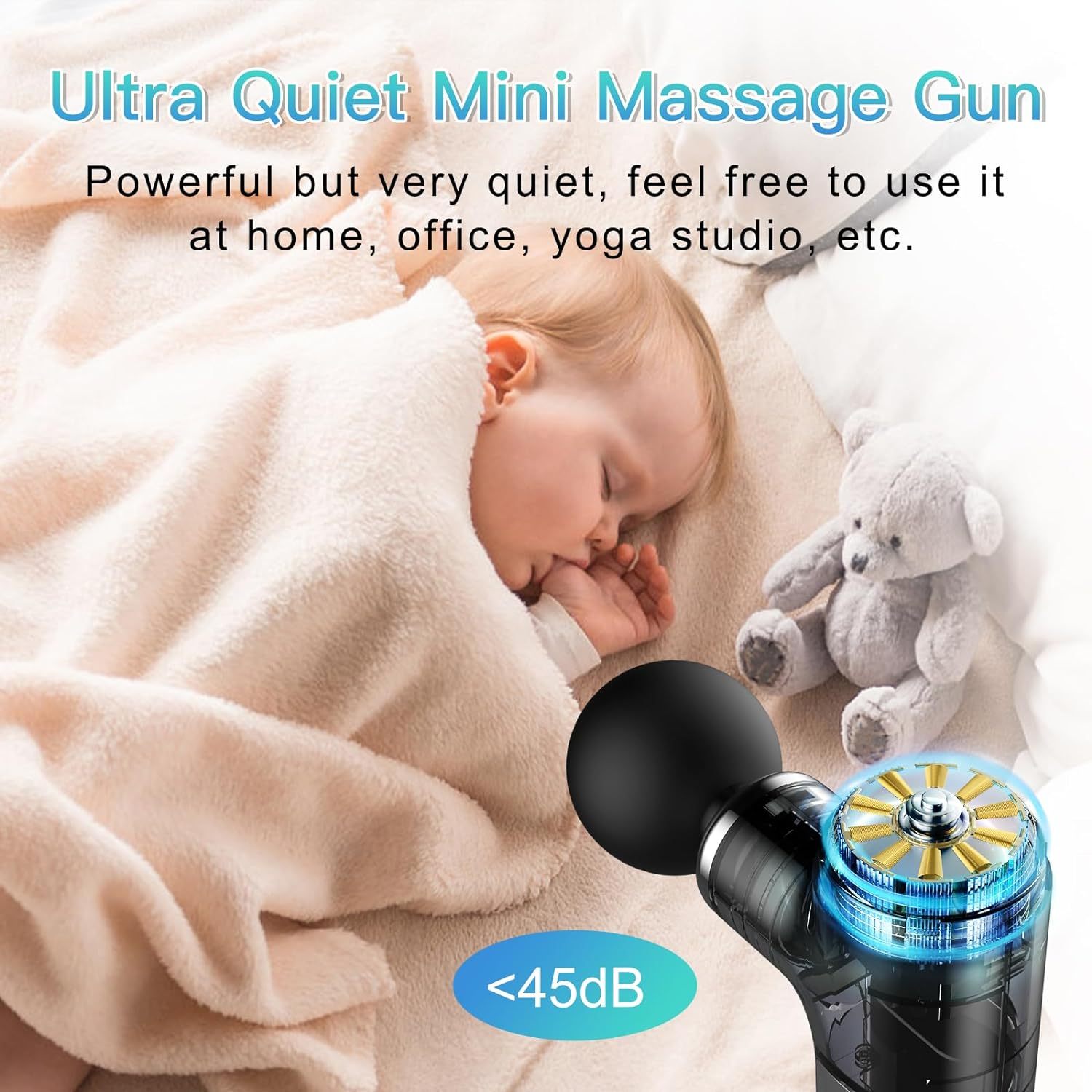 Mini Massage Gun - Portable Device for Deep Tissue Muscle Relief