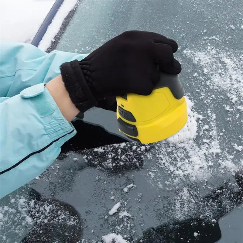 Rascador de nieve inalámbrico con batería, raspador de hielo eléctrico duradero, ventana portátil para descongelación automática