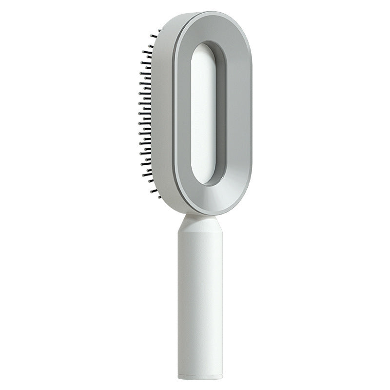 Women's Self-Cleaning Hair Brush for Hair Loss Prevention with Scalp Massage and Anti-Static Bristles