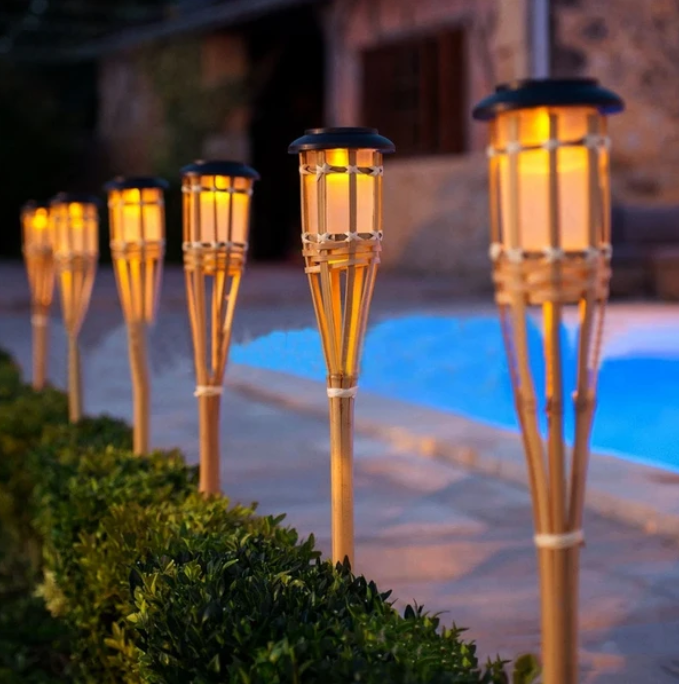 Bamboo garden lawn lamp