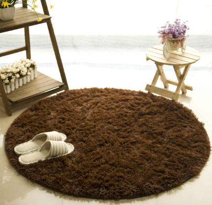 Soft round rugs for living room decor or kids room carpets long plush bedroom rugs and modern shaggy area mats