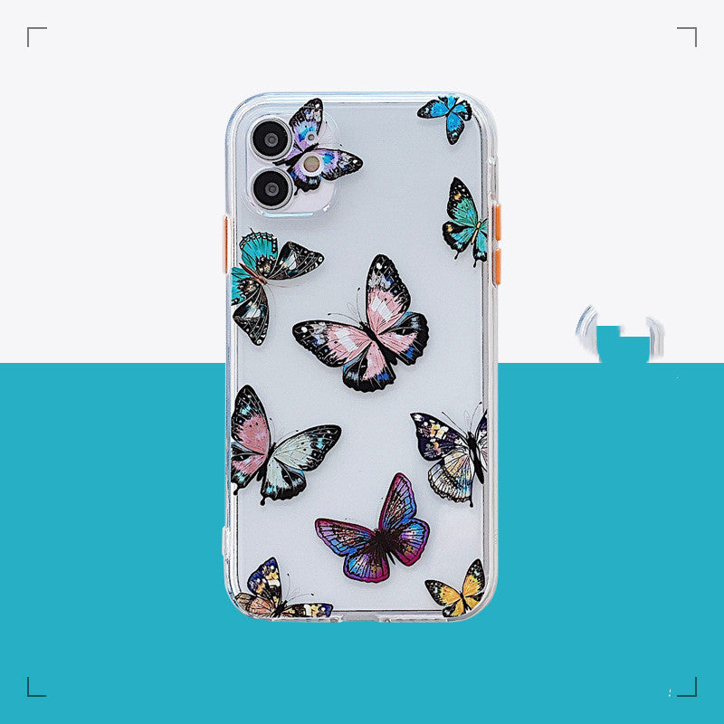 Funda para celular mariposa de colores