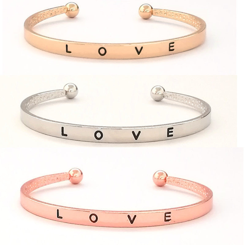 Eco-friendly Material Bracelet Simple Love Gift