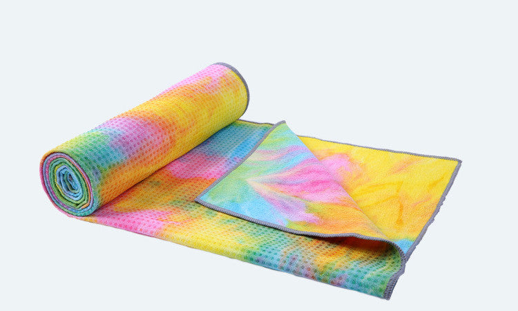 Non-slip Sports Towel Eco-friendly Tie-dye Yoga Towel