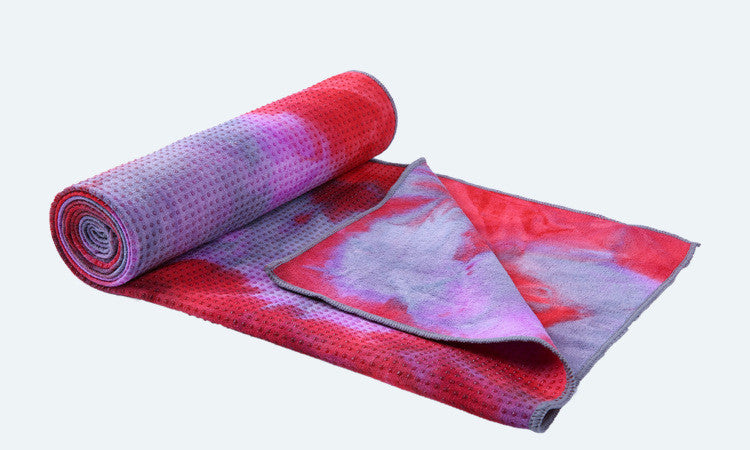 Non-slip Sports Towel Eco-friendly Tie-dye Yoga Towel