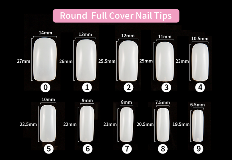 Salon Perfect Modern French Thick-Tip Artificial Nails