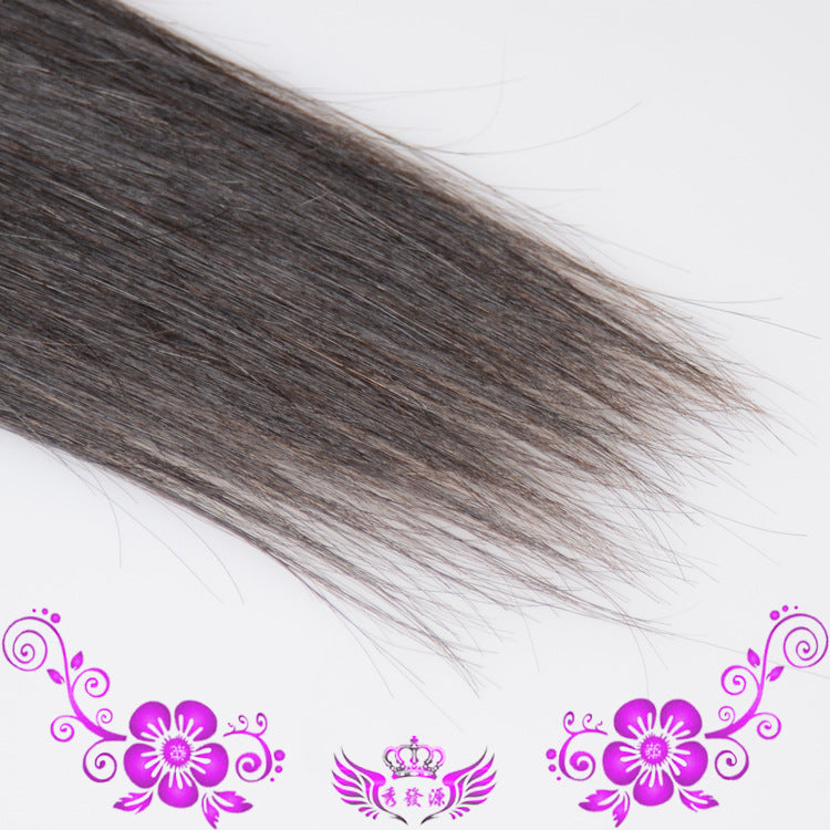 100% Human Hair Soft Silk, Not Messy, Washable, High Temperature Resistant