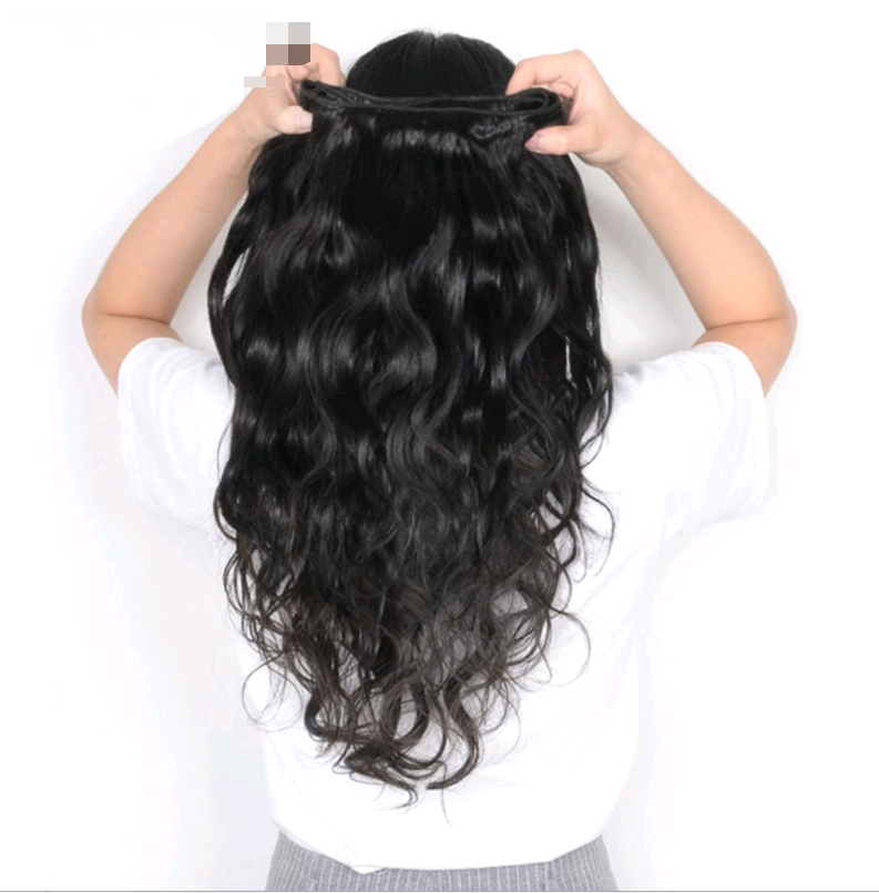 La peluca del pelo real, extensión del pelo del peinado del pelo, cabello humano de la onda del cuerpo teje