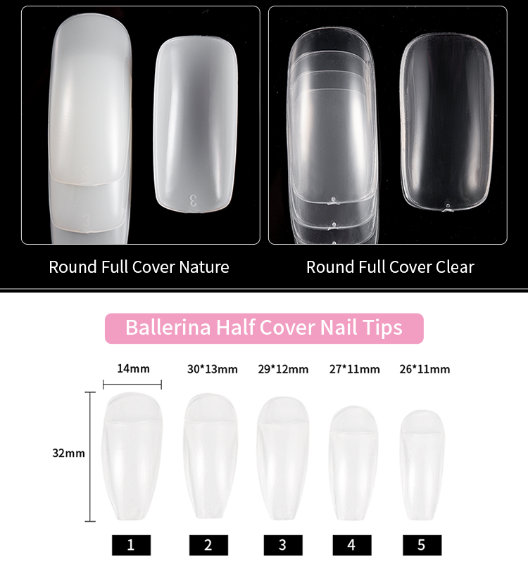 Salon Perfect Modern French Thick-Tip Artificial Nails