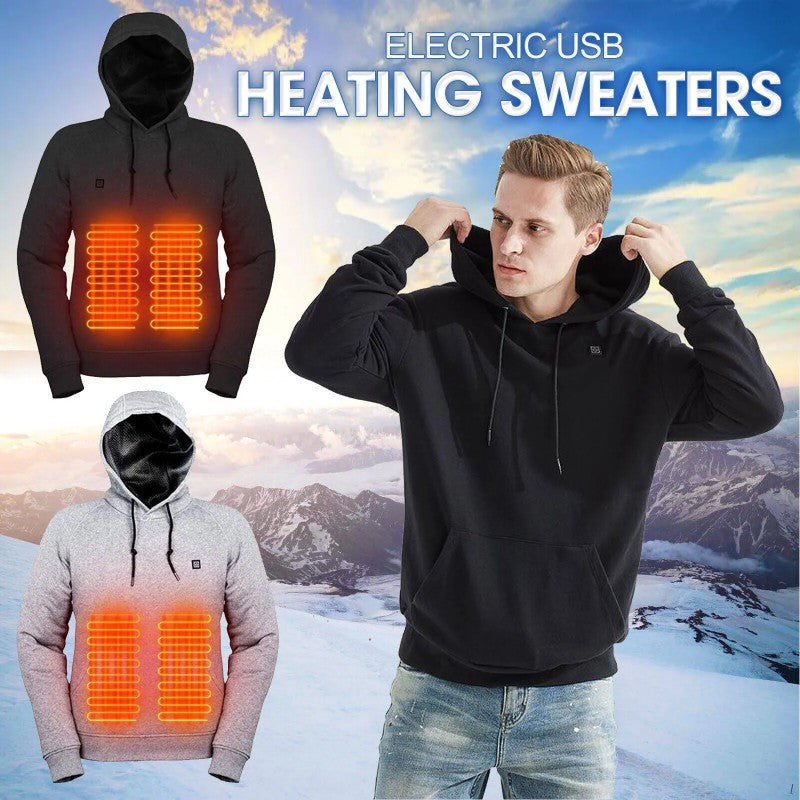 Outdoor Electric USB Heated Jacket Lightweight Polyester for Comfortable Warmth