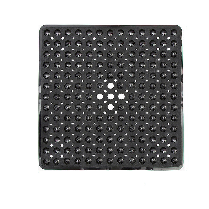 Eco-friendly Bathroom PVC Suction Cup Non-slip Mat Oversized Square