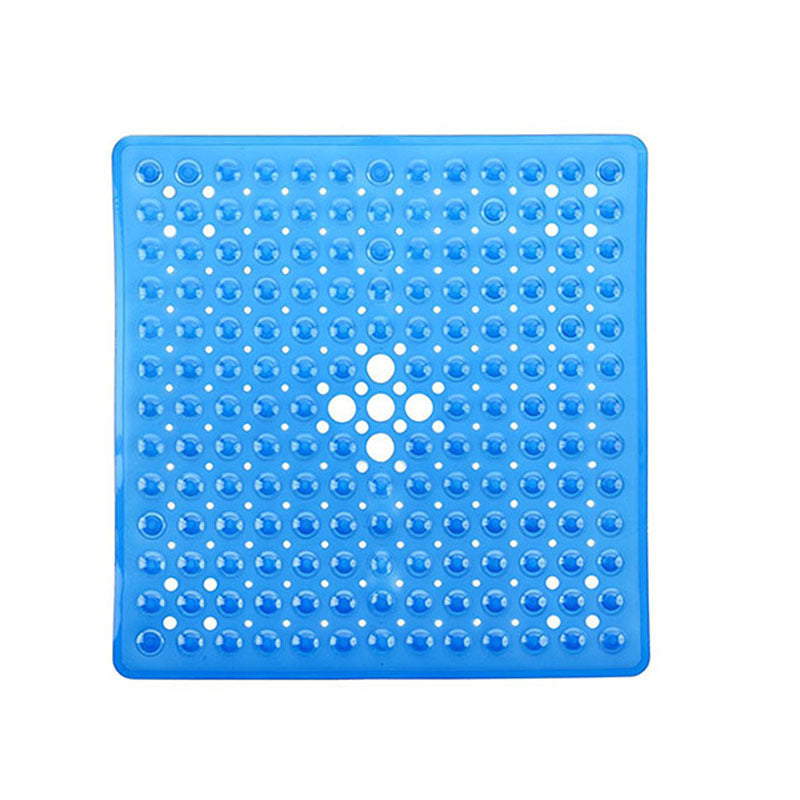 Eco-friendly Bathroom PVC Suction Cup Non-slip Mat Oversized Square