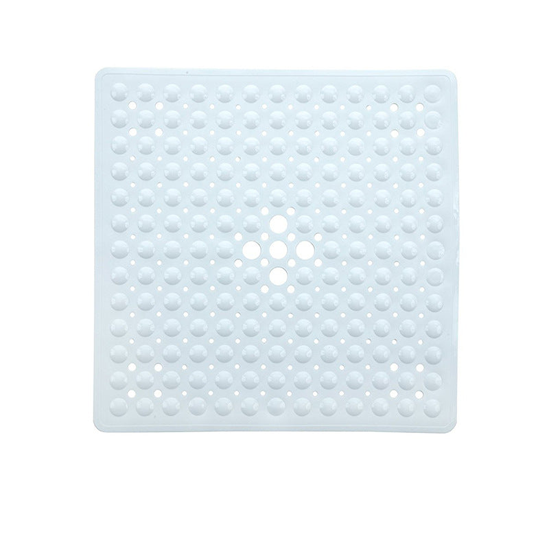 Eco-friendly Bathroom PVC Suction Cup Non-slip Mat Oversized Square