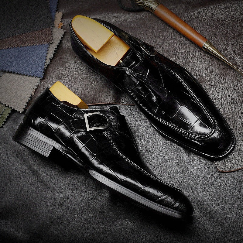 Men's Classic Leather Dress Shoes, Designer Elegant Business Formal Loafers - The Perfect Gift