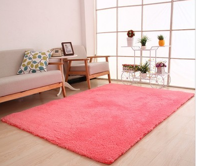 Living Room Area Rug Solid White Fluffy Soft Plush Carpet Home Decor Bedroom Kitchen Floor Mat Tapete