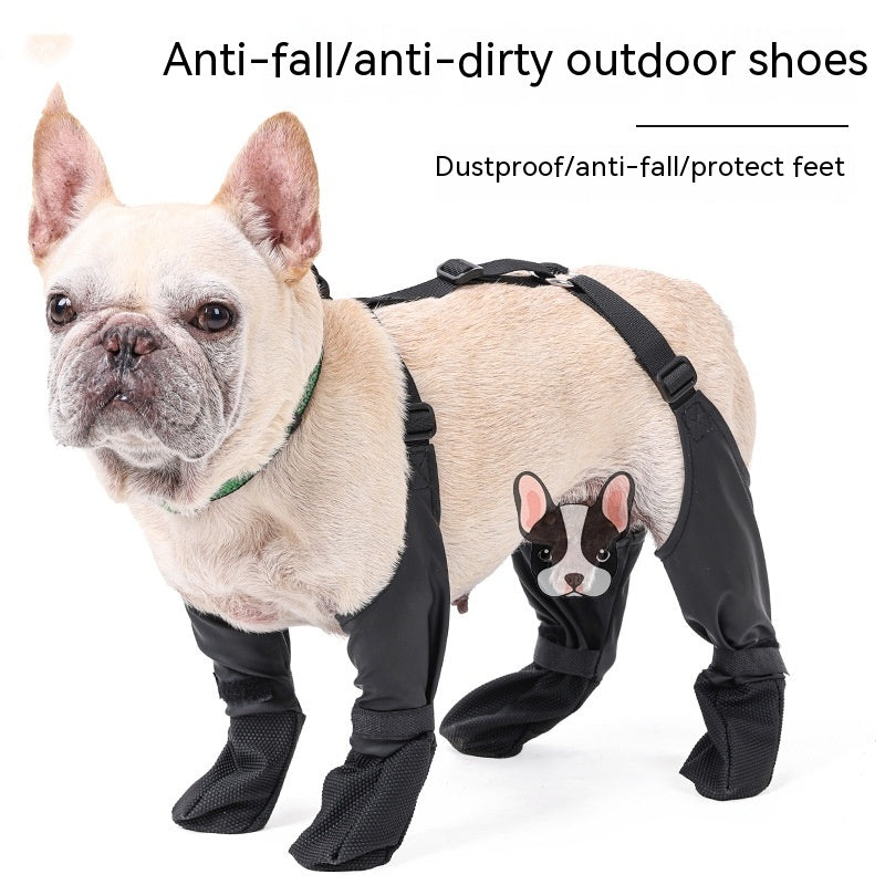 Adjustable Waterproof Dog Shoes for Outdoor Walking - Ideal for Your Pet