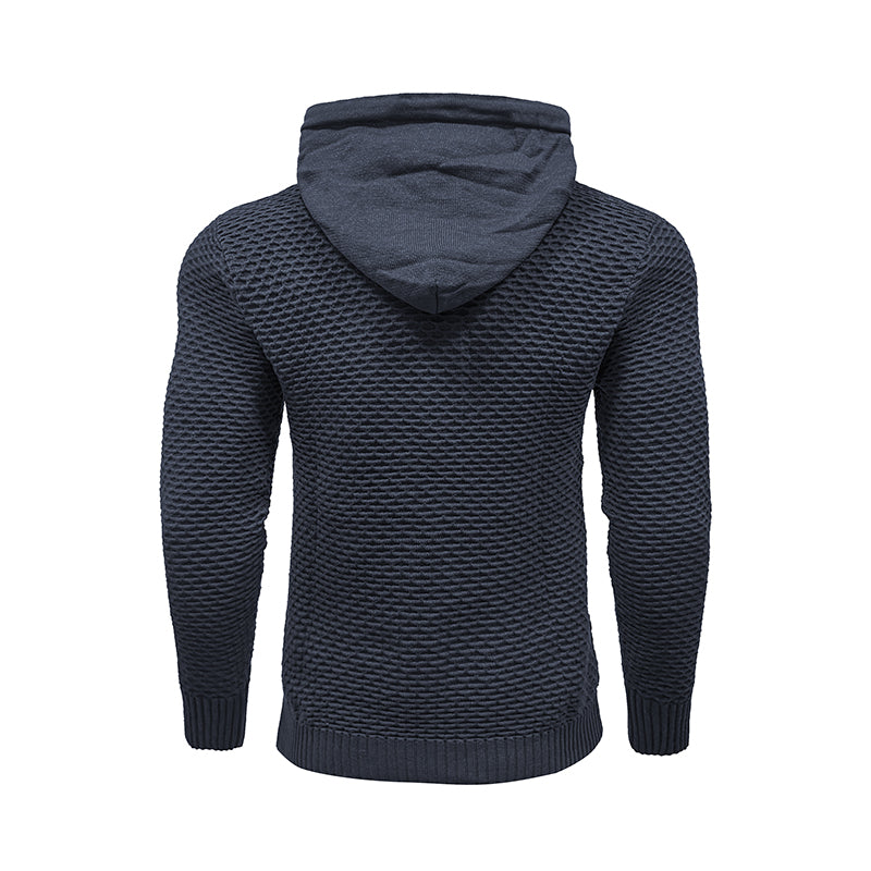 New Style 3D Pattern Outdoor Sports Men Solid Color Casual Hoodies