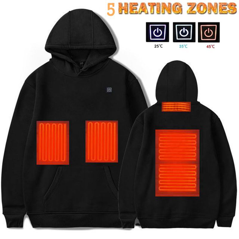 Outdoor Electric USB Heated Jacket Lightweight Polyester for Comfortable Warmth