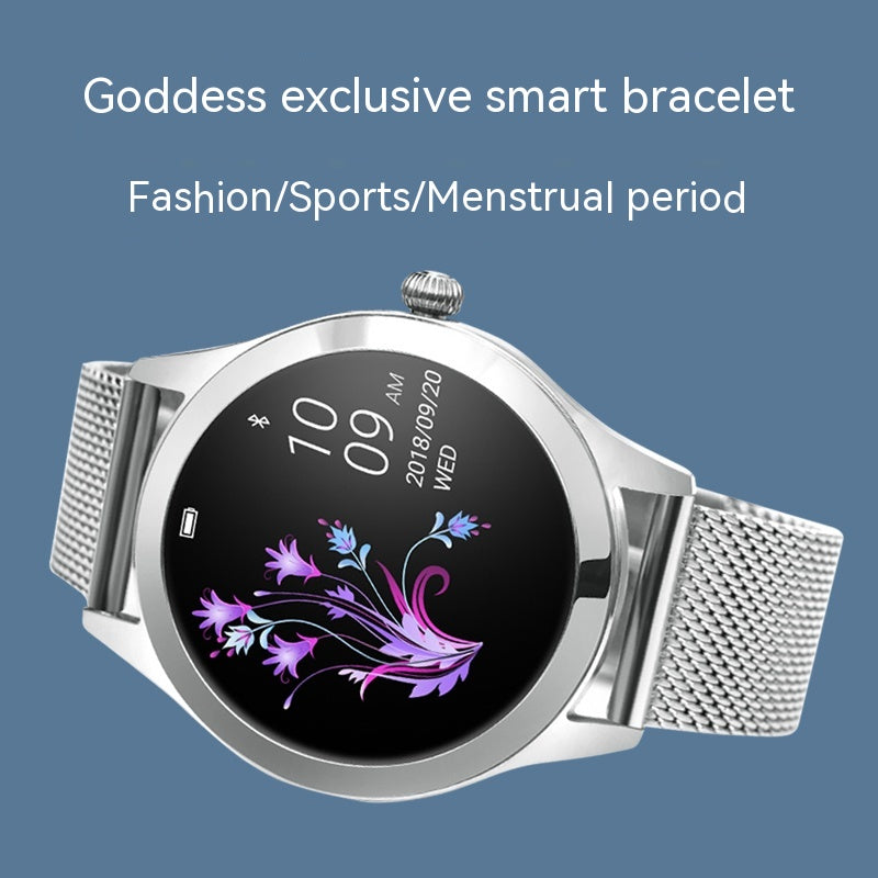 Women's Fashion Multi-functional Sports Smartwatch Heart Sleep Monitoring