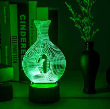 Creative 3D night light LED lamp