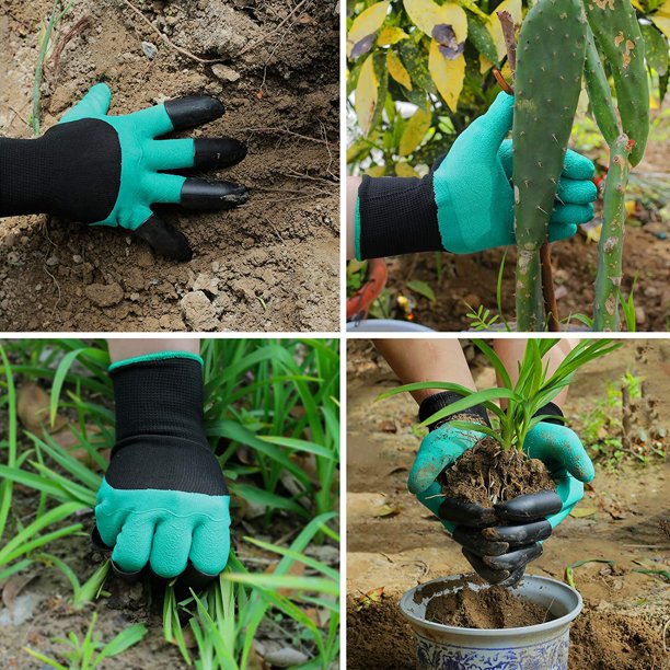 Waterproof Gardening Gloves With Claws For Digging and Planting Durable and Breathable