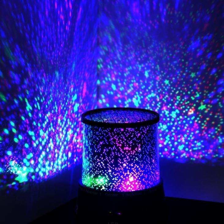 LED Night Light Projector Lamp Colorful Star Light Random Colors