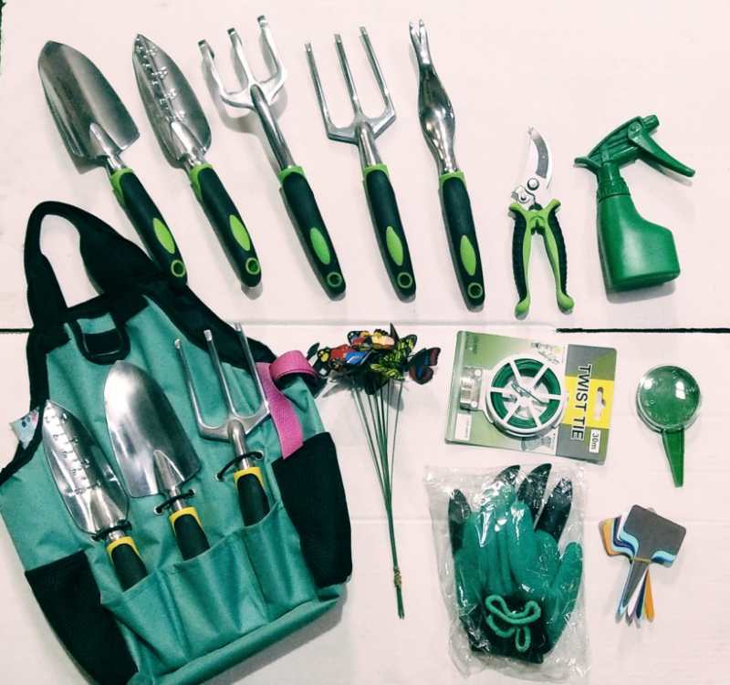 13-piece premium garden tool set crafted from high-quality materials