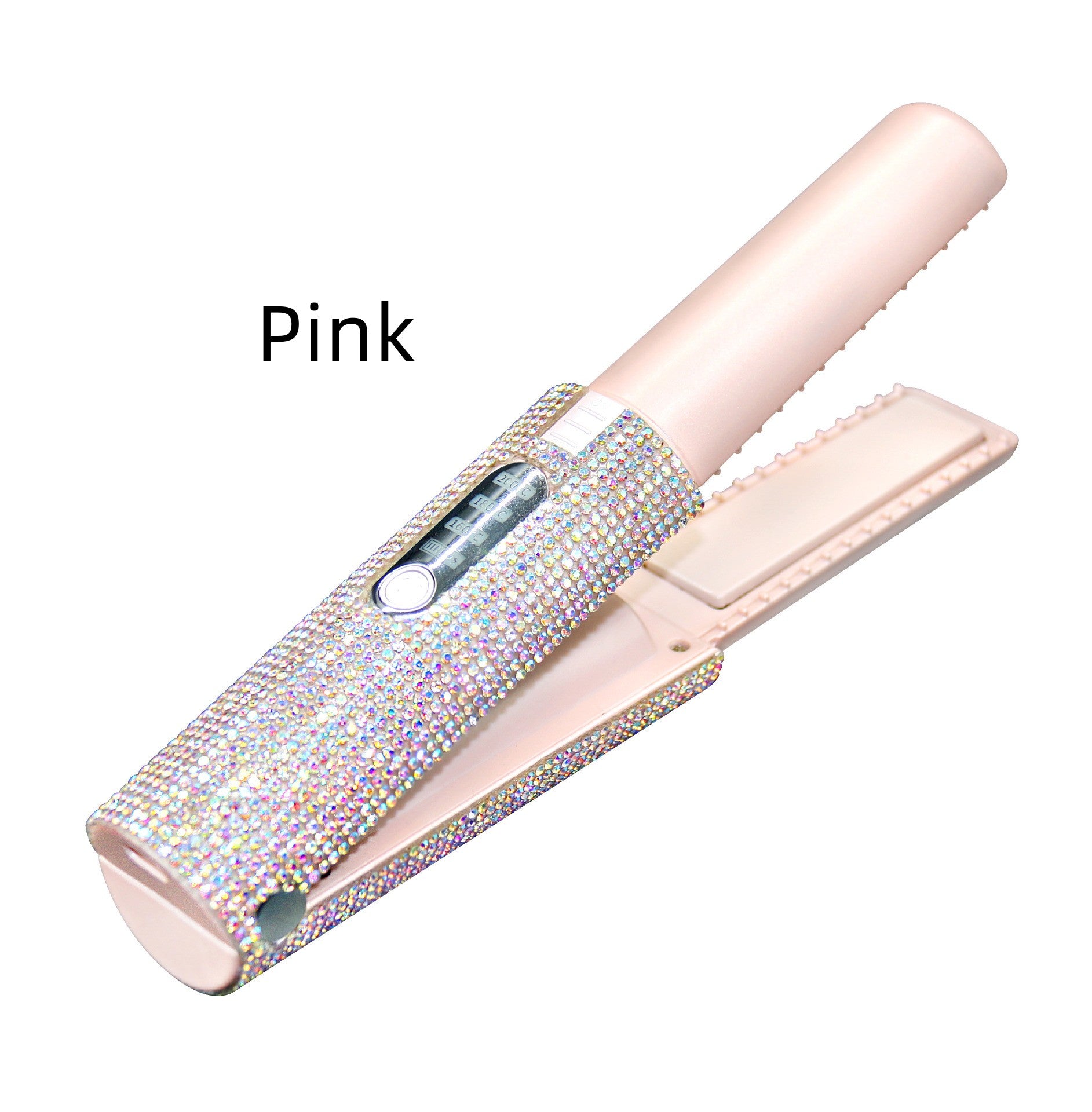 2-In-1 Electric USB Hair Straightening Brush and Curler - Multifunctional Styling Comb