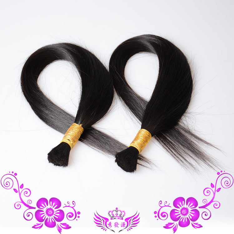 100% Human Hair Soft Silk, Not Messy, Washable, High Temperature Resistant