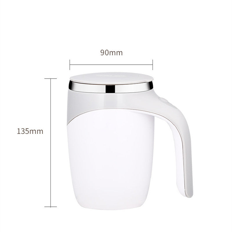 Rechargeable Automatic Stirring Coffee Cup - Electric Mug with Rotation Feature Perfect for Lazy Milkshakes