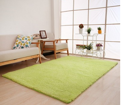 Living Room Area Rug Solid White Fluffy Soft Plush Carpet Home Decor Bedroom Kitchen Floor Mat Tapete