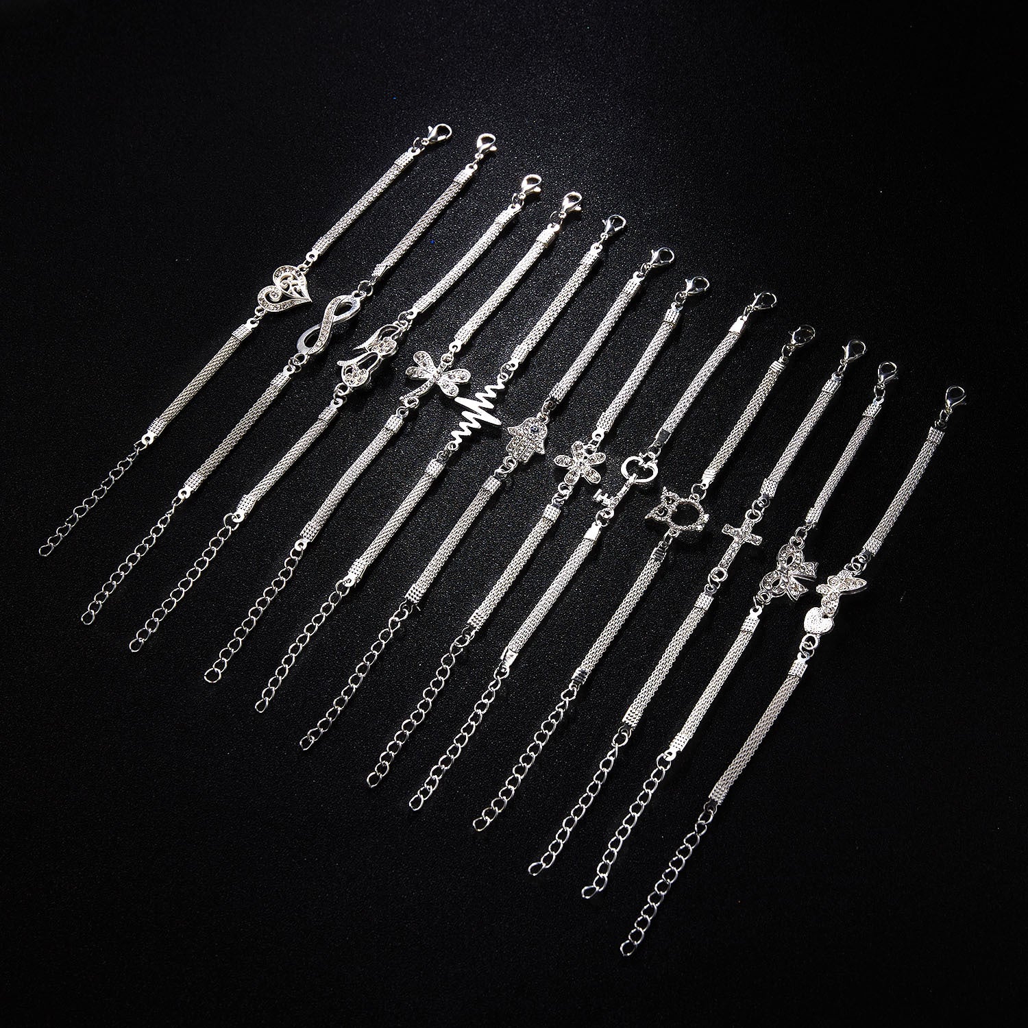 925 Silver Bracelet for Women - Fashion Bracelet for Wedding Banquet & Valentine's Day Gift