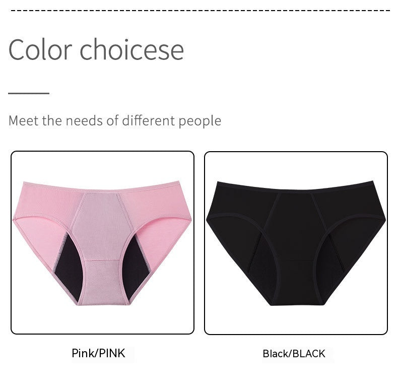 Leak-Proof Mid-Waist Physiological Period Underwear for Menstruation Periods