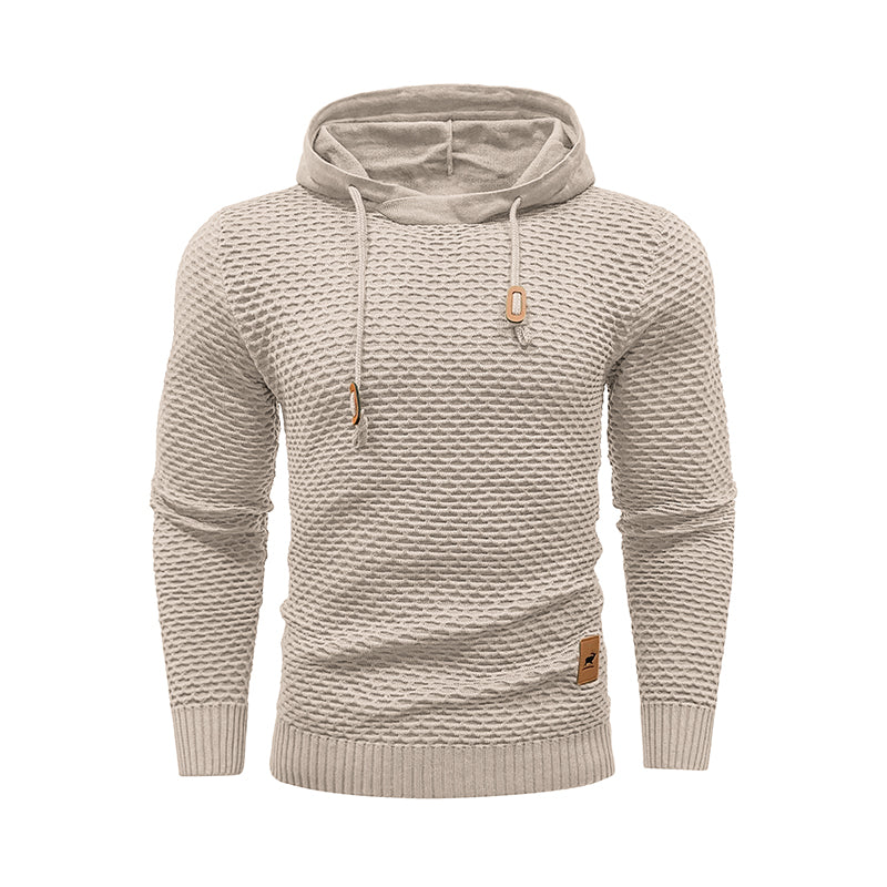 New Style 3D Pattern Outdoor Sports Men Solid Color Casual Hoodies