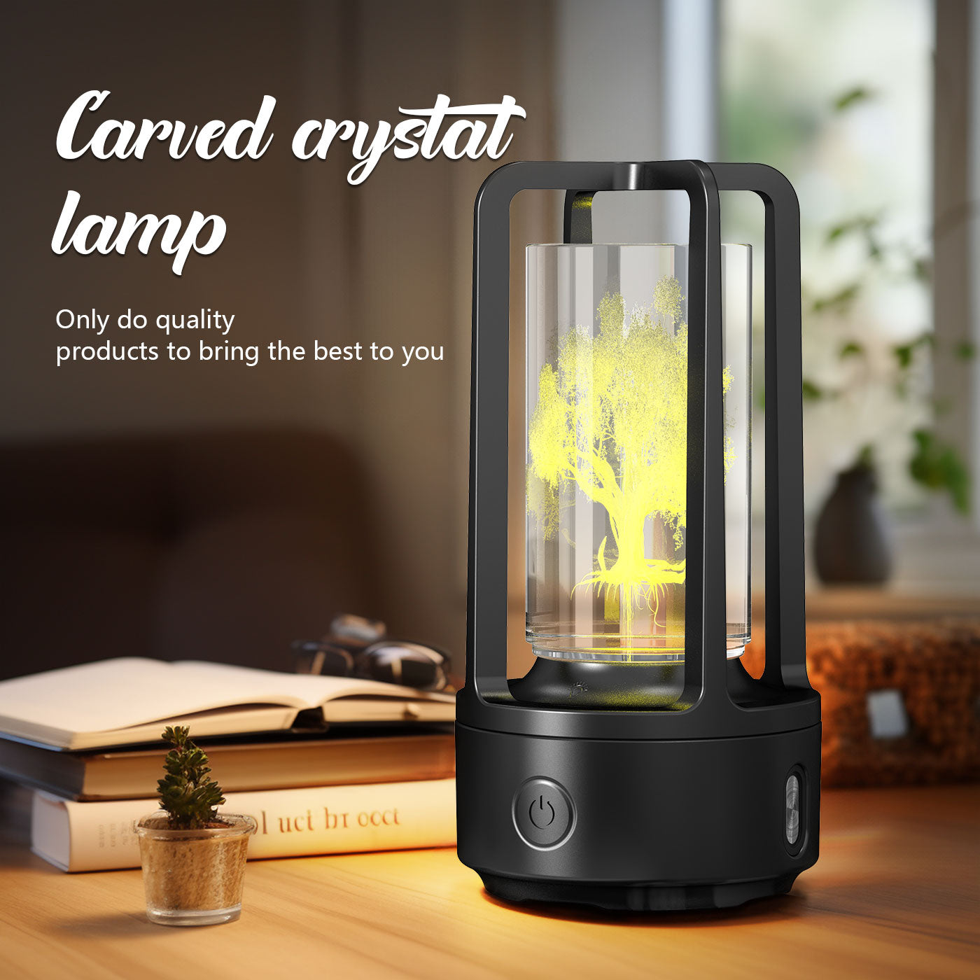 Creative 2 In 1 Audio Acrylic Crystal Lamp And Bluetooth Speaker Gift Touch Night Lamp