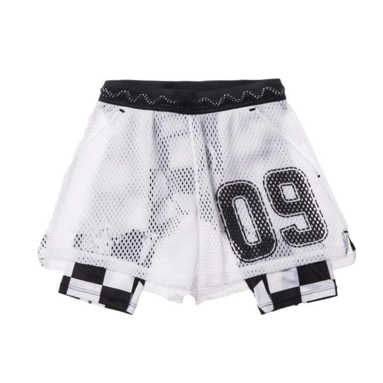 Summer Anti-exposure Running Training Shorts Double-layer Two-piece Shorts