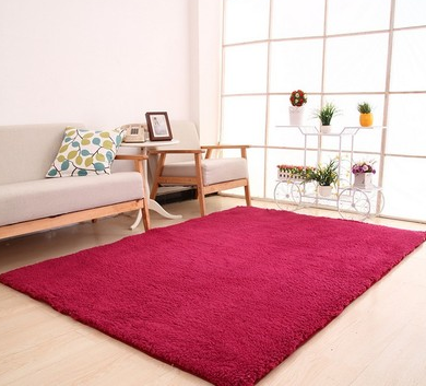 Living Room Area Rug Solid White Fluffy Soft Plush Carpet Home Decor Bedroom Kitchen Floor Mat Tapete