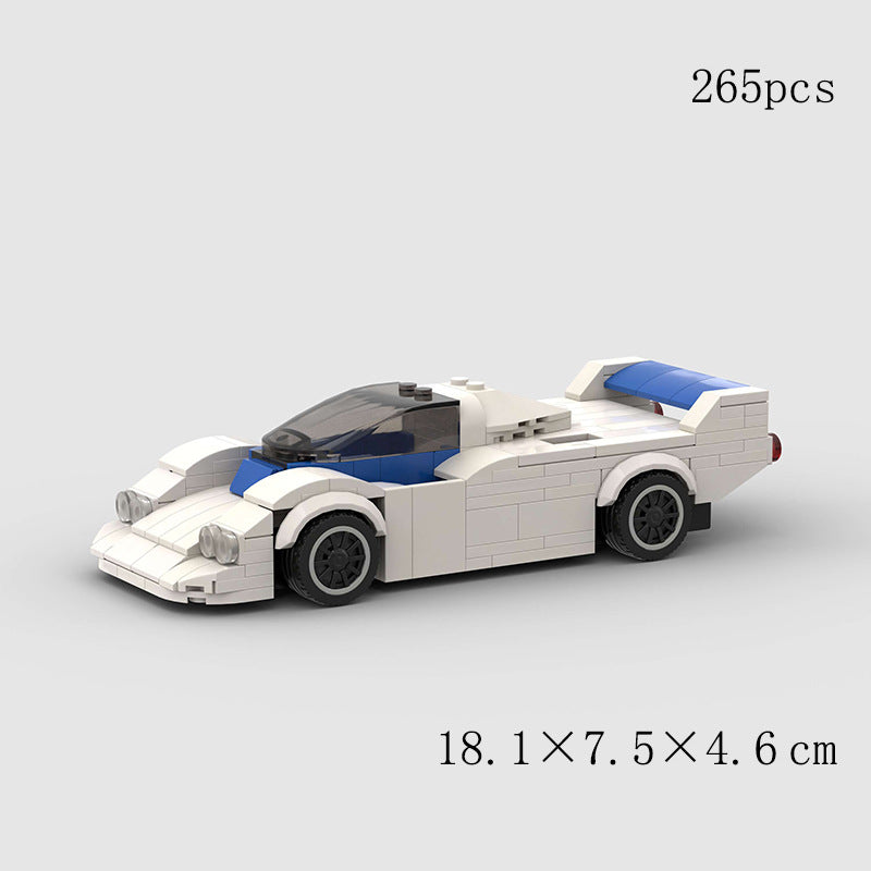 Kids Educational Toys Sports Car Model and Building Blocks