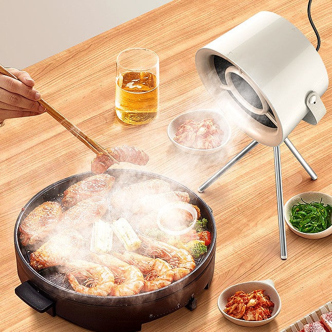 Portable Cooking Fan Mini Exhaust Hood Perfect for Barbecue and Cooking Enthusiasts