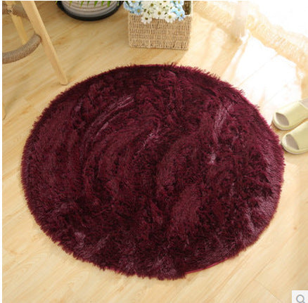 Soft round rugs for living room decor or kids room carpets long plush bedroom rugs and modern shaggy area mats