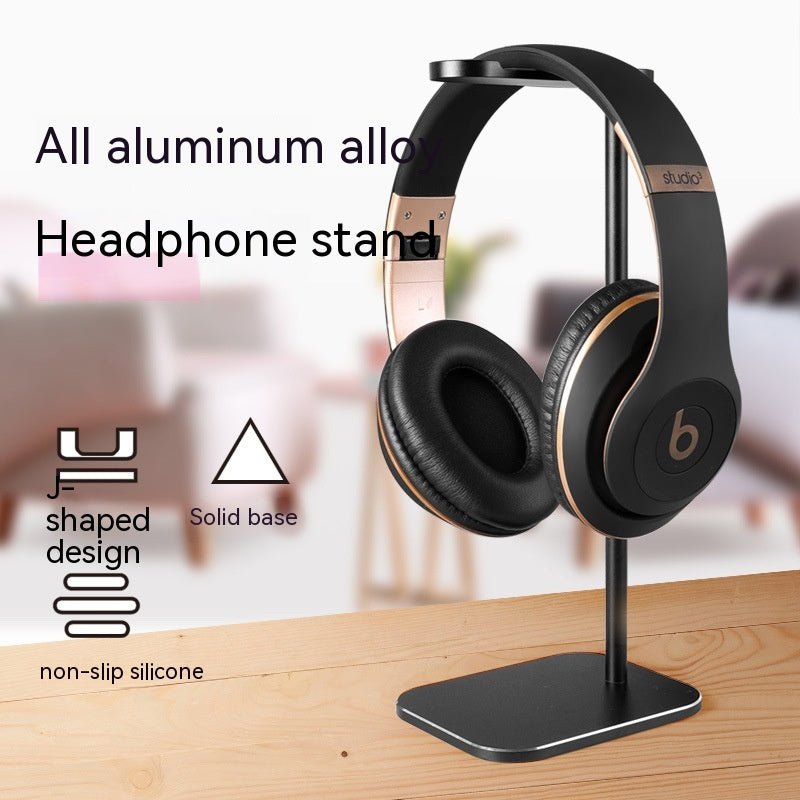 Desktop Aluminum Alloy Head-mounted Headphone Bracket