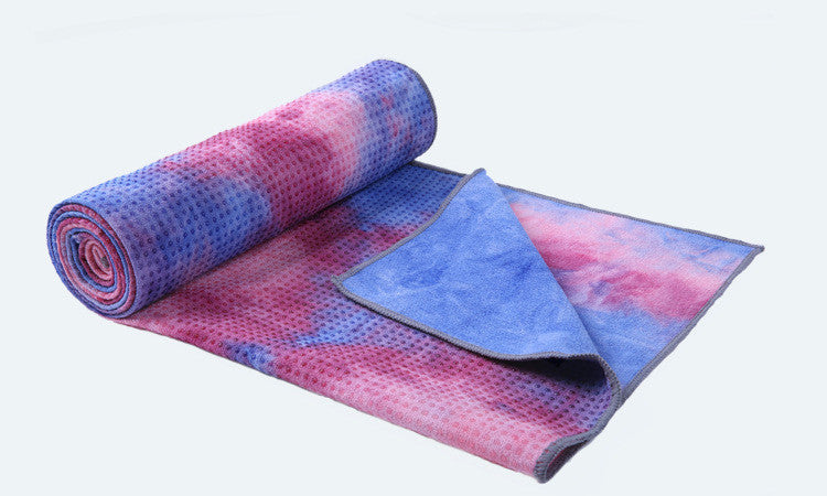 Non-slip Sports Towel Eco-friendly Tie-dye Yoga Towel