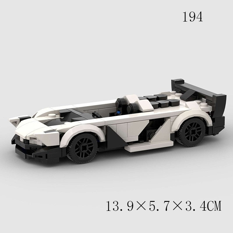 Kids Educational Toys Sports Car Model and Building Blocks