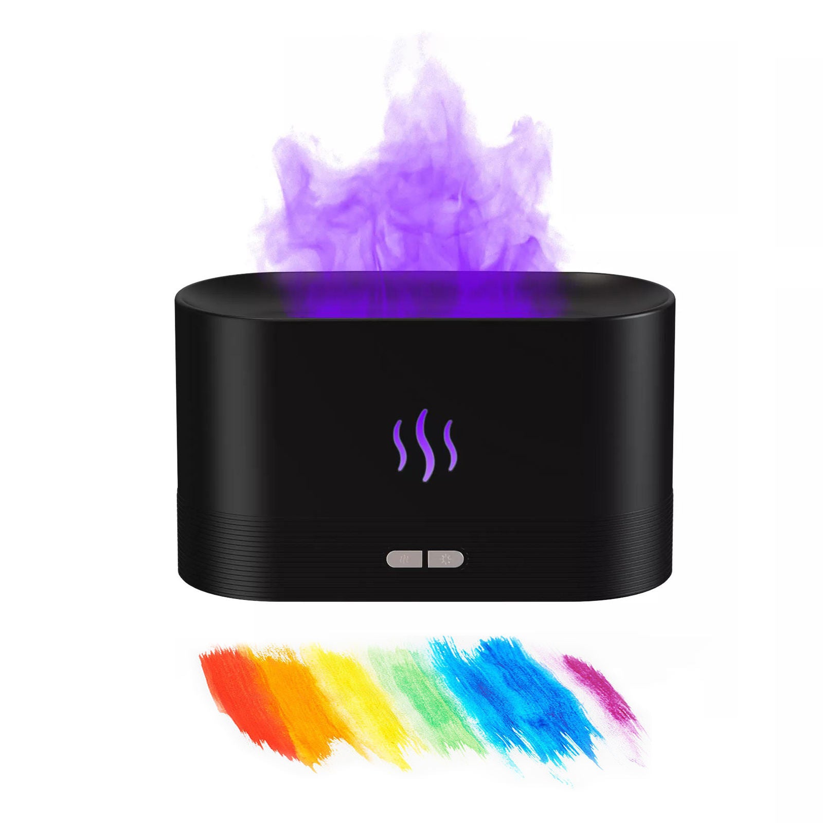 Flame USB Ultrasonic Humidifier Led RGB Colorful Essential Oil Fire Flame Aroma Diffuser