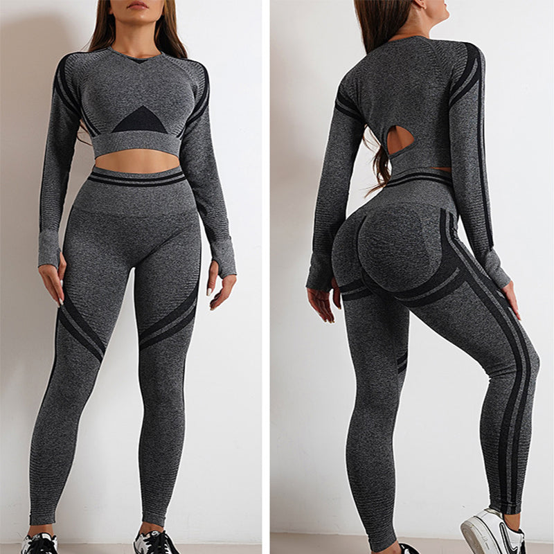 Yoga pants tops and sportswear for fitness and gym Butt lifting and slim workout outfits