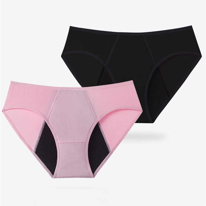 Leak-Proof Mid-Waist Physiological Period Underwear for Menstruation Periods