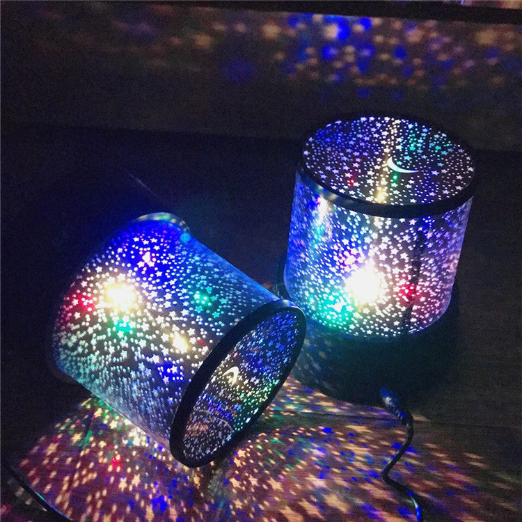 LED Night Light Projector Lamp Colorful Star Light Random Colors