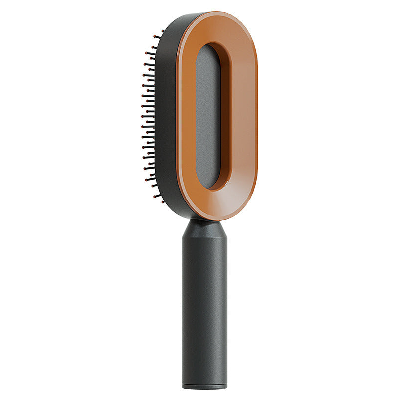 Women's Self-Cleaning Hair Brush for Hair Loss Prevention with Scalp Massage and Anti-Static Bristles