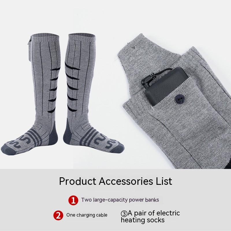 Mobile APP Bluetooth Heat Power Generation Warm Socks Outdoor