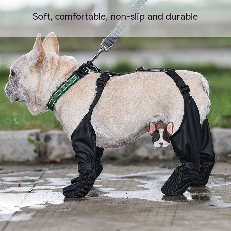 Adjustable Waterproof Dog Shoes for Outdoor Walking - Ideal for Your Pet